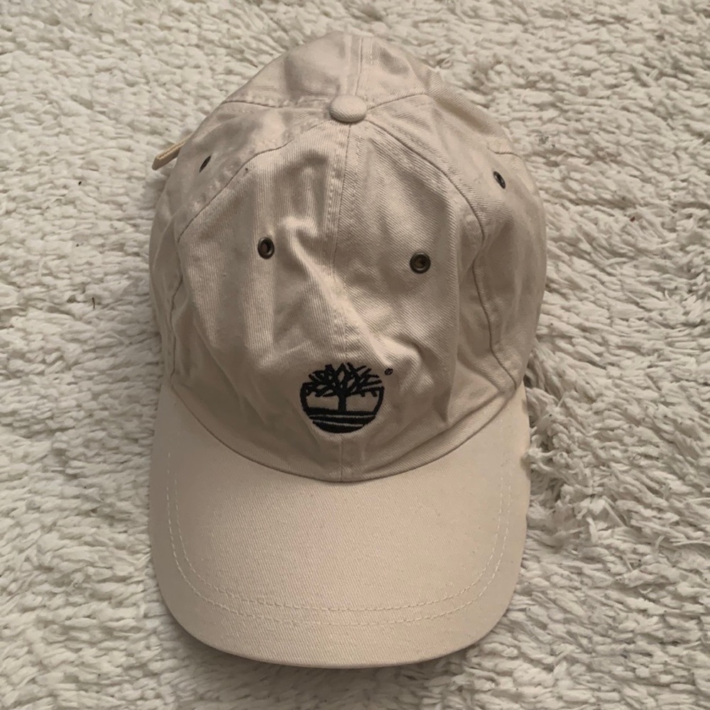 VINTAGE 90s Y2K Tan Timberland Baseball Cap